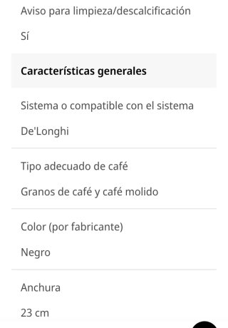 Cafetera DeLonghi Magnífica S Automática