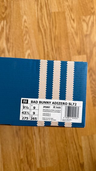 Adidas SL 72 Bad Bunny Marrón Rosa