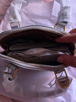 Bolso plateado