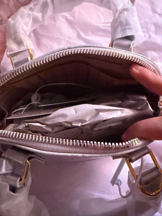 Bolso plateado
