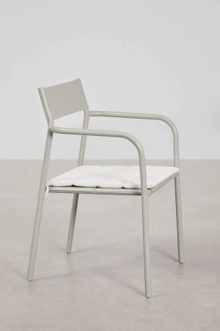 Silla Jardín Sklum Tossa Acero con Reposabrazos
