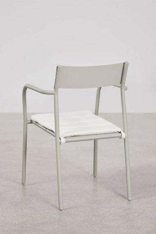 Silla Jardín Sklum Tossa Acero con Reposabrazos