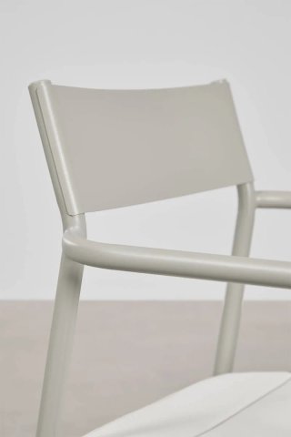 Silla Jardín Sklum Tossa Acero con Reposabrazos
