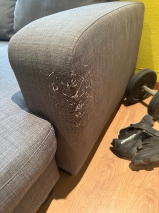 Sofá modular Ikea gris tela
