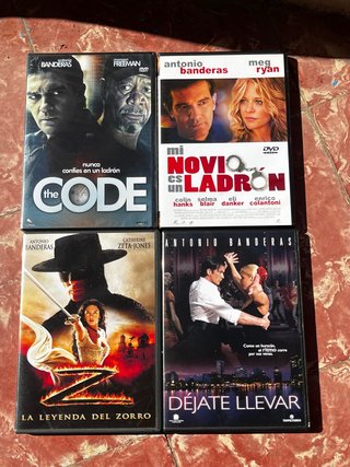 Pack 4 Películas DVD Antonio Banderas