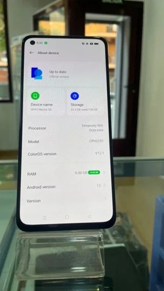 Oppo Reno6 5G Negro 128GB 8GB RAM