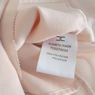 Top Elisabetta Franchi rosa tenue