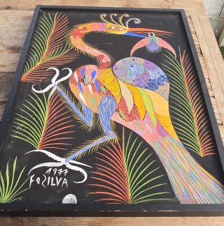Chico da Silva Obra Original 1977