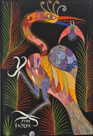 Chico da Silva Obra Original 1977