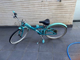 Bicicleta BTWIN niña azul