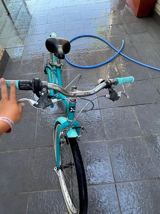 Bicicleta BTWIN niña azul