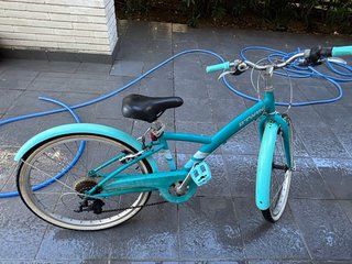 Bicicleta BTWIN niña azul