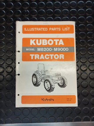 Manual Kubota M8200-M9000 Tractor