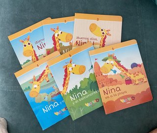 Lote 6 libros infantiles “Jirafa Nina”
