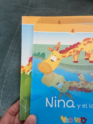 Lote 6 libros infantiles “Jirafa Nina”