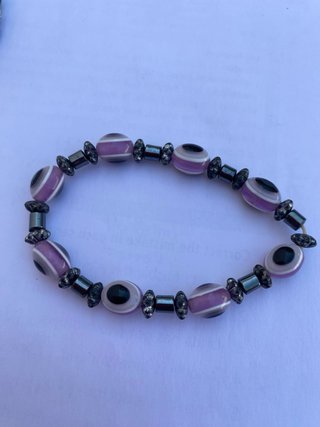 Lote 5 Pulseras Ojo Turco y Hematita