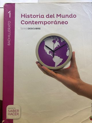 Historia del mundo contemporáneo, 1 bachillerato