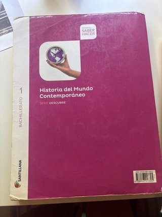 Historia del mundo contemporáneo, 1 bachillerato