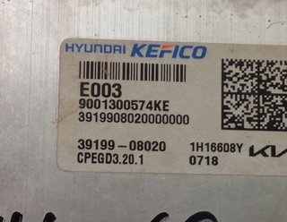 Centralita motor uce kia 39199-08020 ceed 489798