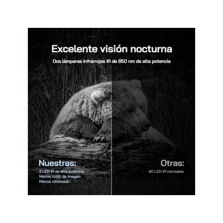 WOLFANG WT03 Cámara de caza solar 4K 68MP