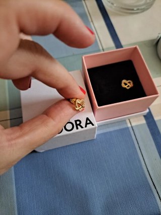 Pendientes Pandora Oro y circonitas