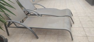 2 Hamacas metálicas ligeras