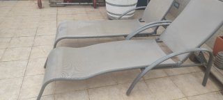 2 Hamacas metálicas ligeras