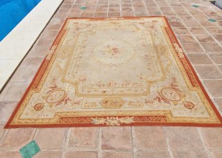 Alfombra grande de lana fina