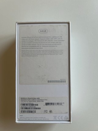 iPhone SE Plata/Blanco