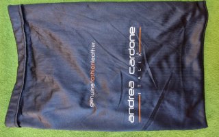 Bolso Andrea Cordone Italia Piel Negro Nuevo