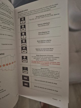 Cargador de baterías inteligente