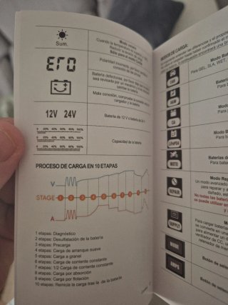 Cargador de baterías inteligente