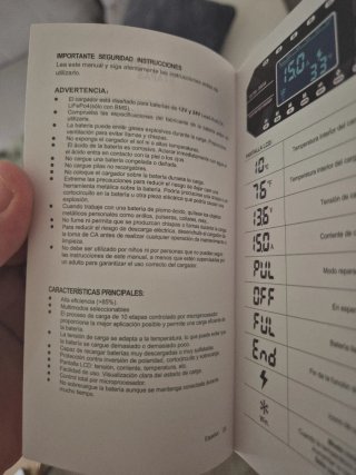 Cargador de baterías inteligente