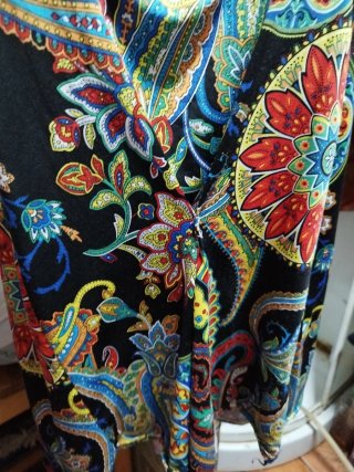 Camiseta fina cruzada espalda multicolor