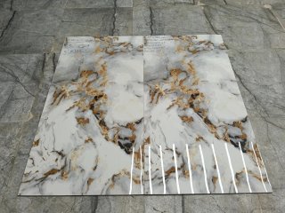 Azulejos de mármol pulido alto brio Rectificado