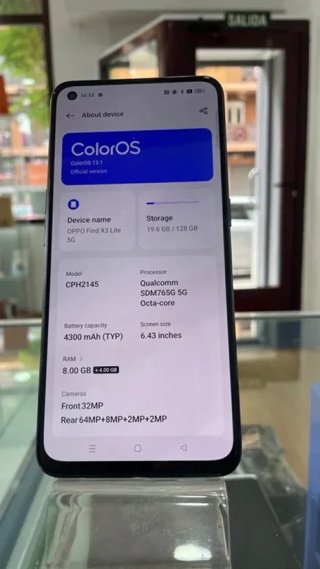Oppo Find X3 Lite 5G Negro