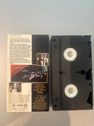 Lote de 2 VHS originales Star Wars Widescreen THX