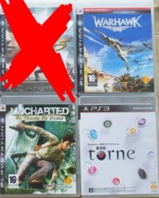 Juegos PS3: Uncharted, Warhawk, Torne 3'95€ unidad