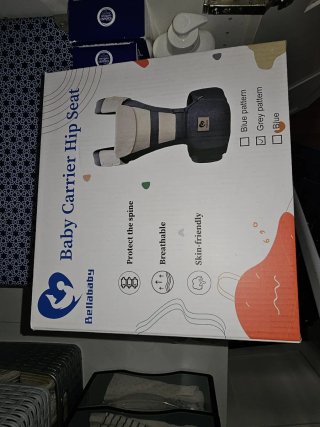 Mochila Portabebés Bellababy Gris