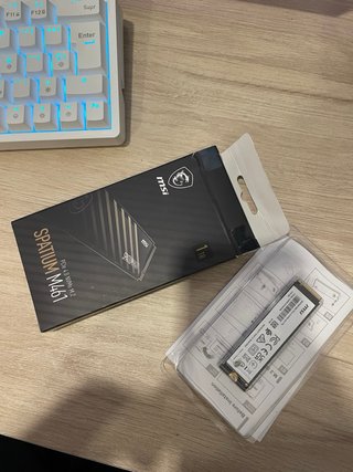 MSI Spatium M461 1TB NVMe M.2 Gen4 SSD NVMe