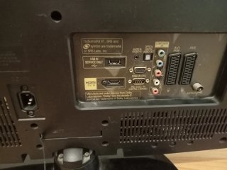Televisión LG Negra