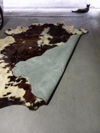 Alfombra Piel Vaca. Alfombra o tapiz de pared.