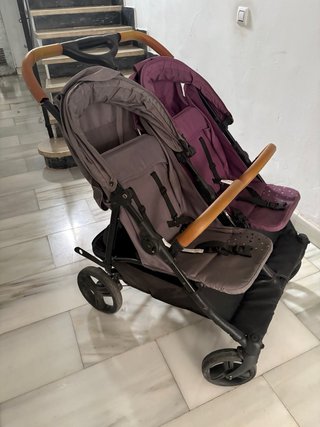 Carrito Doble Gris y Negro