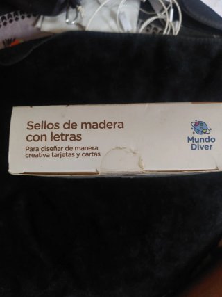 Sellos Madera Letras 26 Unidades
