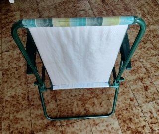 Silla de playa plegable multicolor