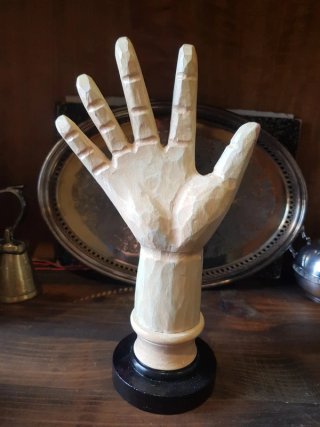 Expositor de joyas de madera Vintage
