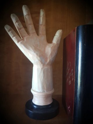 Expositor de joyas de madera Vintage