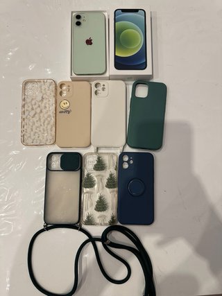 iPhone 12 mini 64GB Verde Menta + custodie
