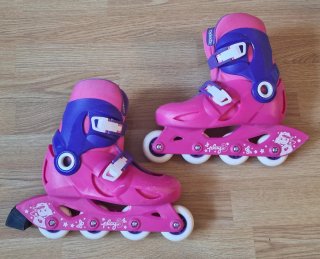 Patines en línea Oxelo Play 3 Rosas T.32-34