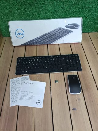 Teclado y Ratón Dell KM714 QWERTZ Negro
